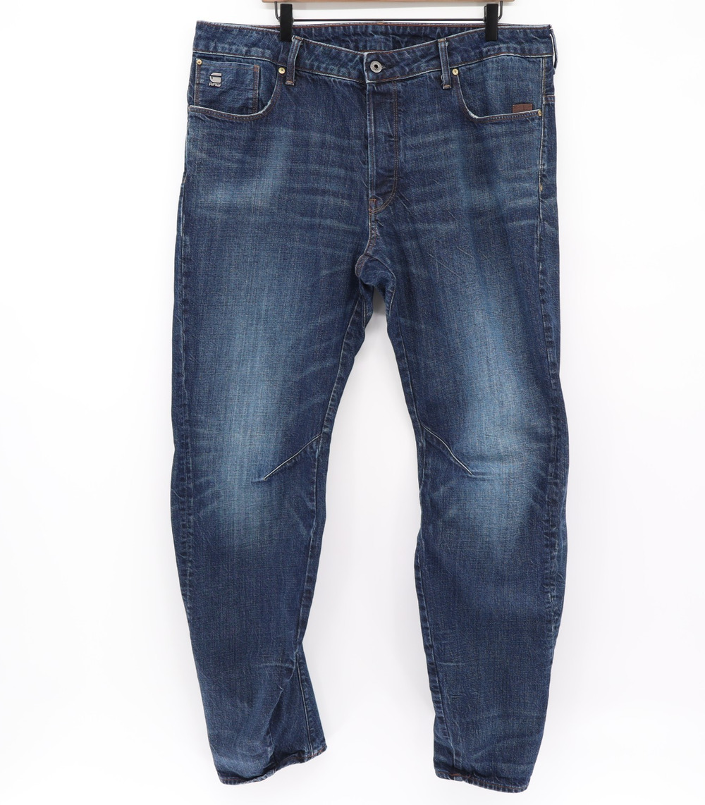 G-Star RAW Men's ARC 3D Relaxed Tapered Jeans Dark Indigo Sz 38X32